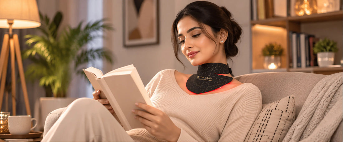 VivaGlam Photon LED Neck Therapy Mask