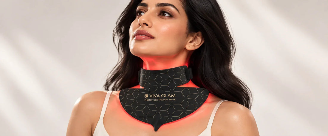 VivaGlam Photon LED Neck Therapy Mask