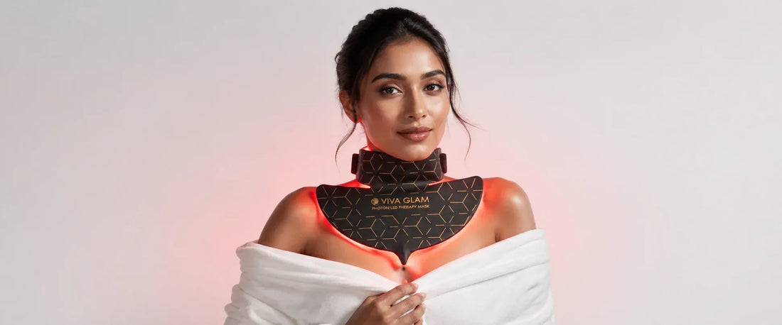 VivaGlam Photon LED Neck Therapy Mask