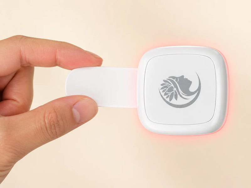 Step 2: Attach adhesive patch to the device
